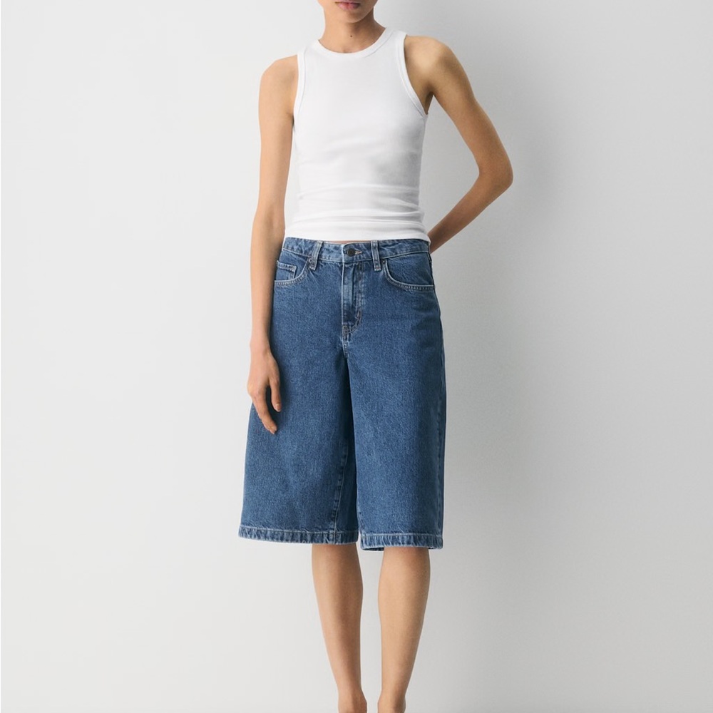 Wilfred Publicity Below-Knee Denim Short